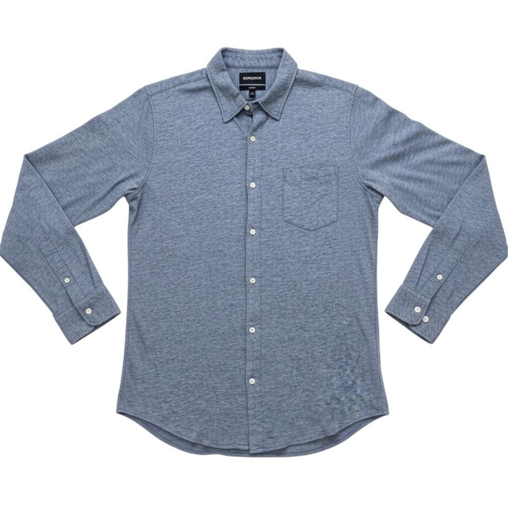 Bonobos Jersey Everyday Men's Shirt Buttondown Long Sleeve Tailored Fit MED